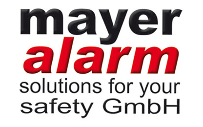 Logo: mayer alarm solutions for your safety GmbH