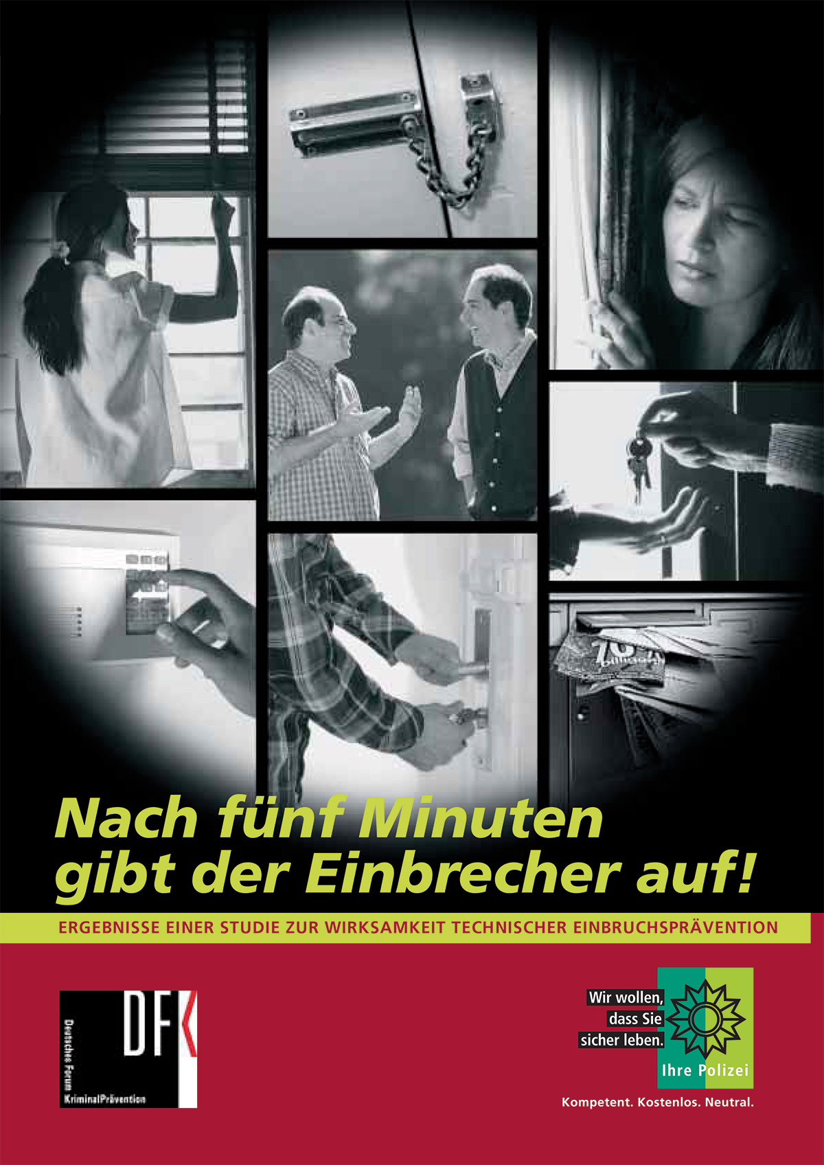 Produktbild "Nach fünf Minuten gibt der Einbrecher auf" Produktbild "Nach fünf Minuten gibt der Einbrecher auf"