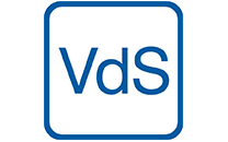 Logo: VdS-Zertifikat "Vetrauen durch Sicherheit"
