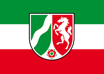 Landesflagge Nordrhein-Westfalen