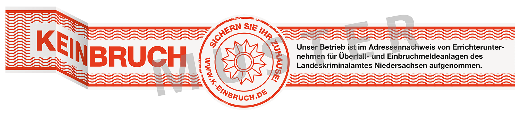 Beispiel Errichter-Gütesiegel ÜMA/EMA Niedersachsen Beispiel Errichter-Gütesiegel ÜMA/EMA Niedersachsen