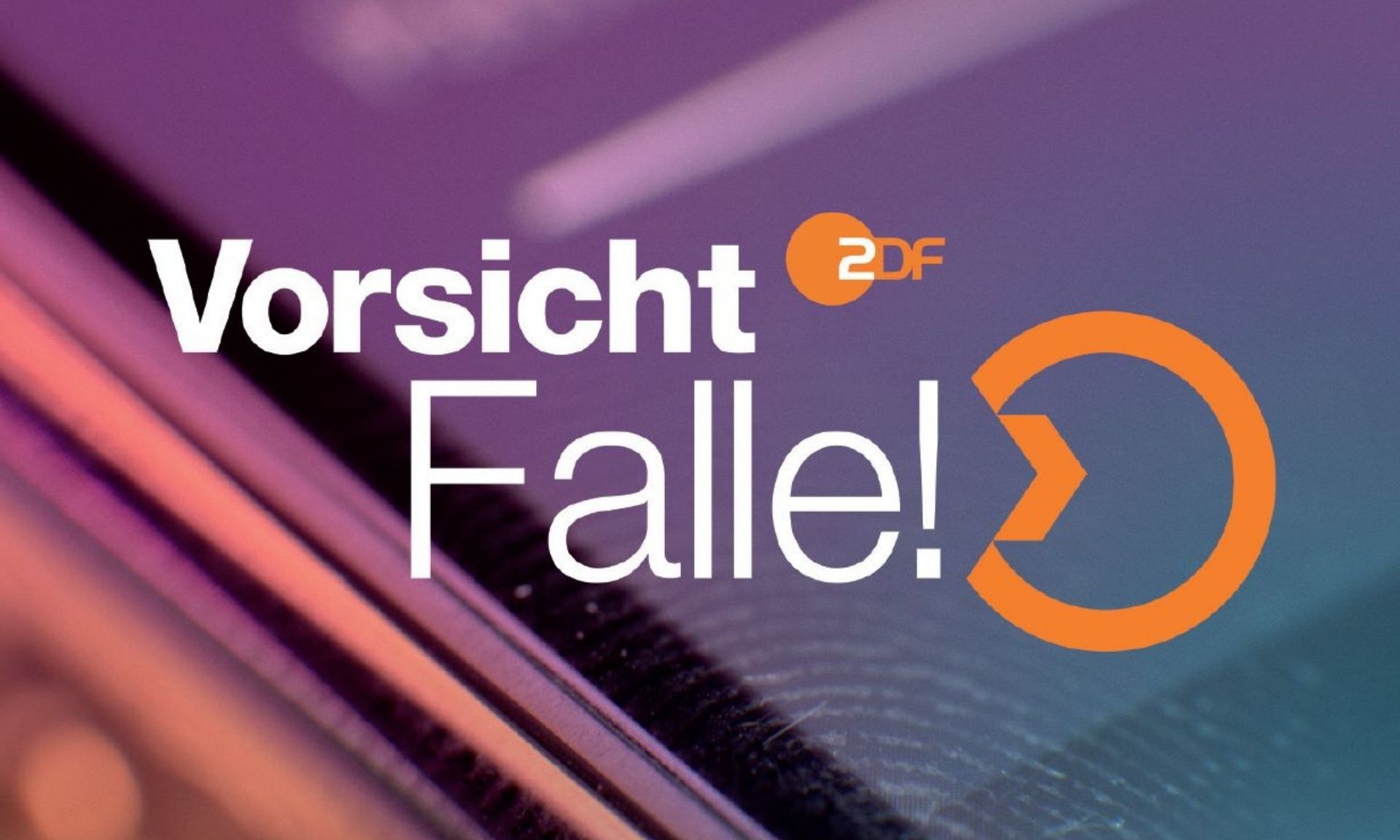 Logo der ZDF-Sendung "Vorsicht, Falle!"