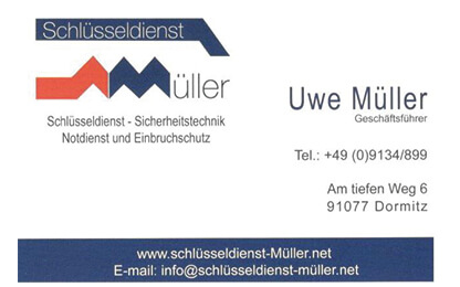 Logo: Schlüsseldienst Müller