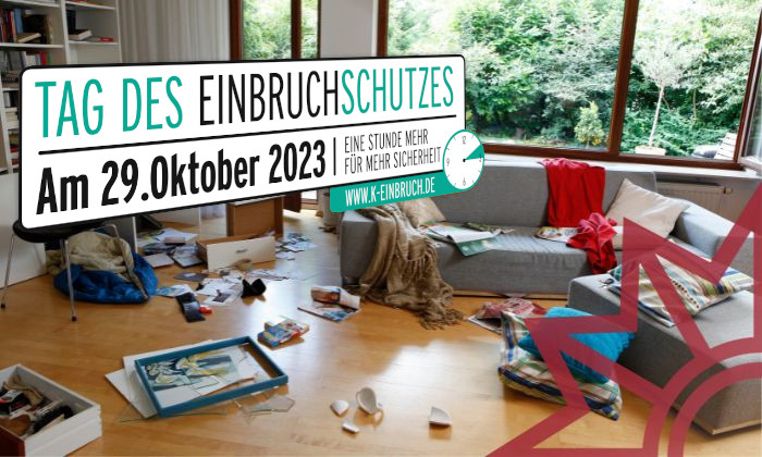 Am 29. Oktober ist Tag des Einbruchschutzes 2023.