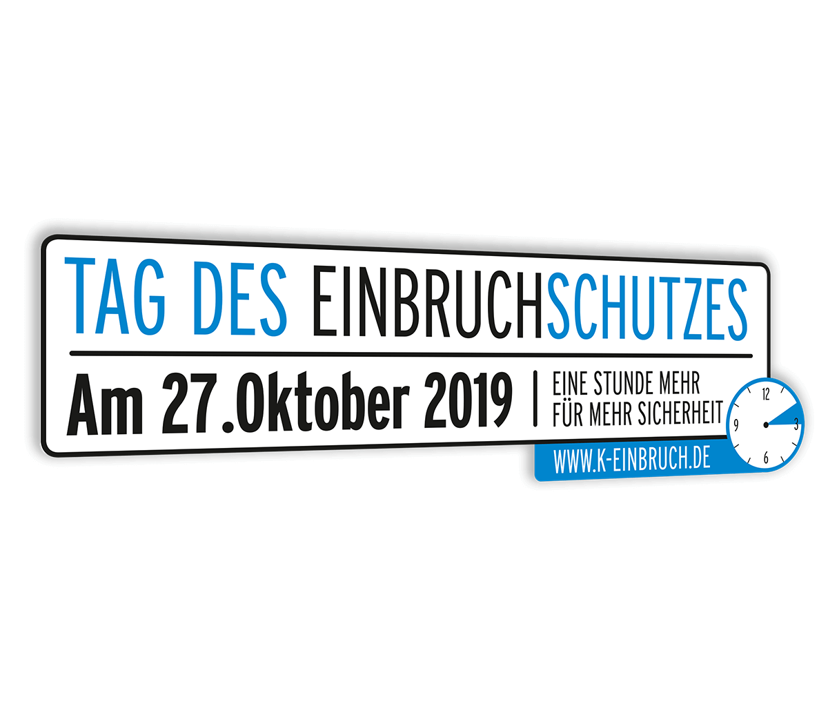 Produktbild Aufkleber "Tag des Einbruchschutzes" Produktbild Aufkleber "Tag des Einbruchschutzes"
