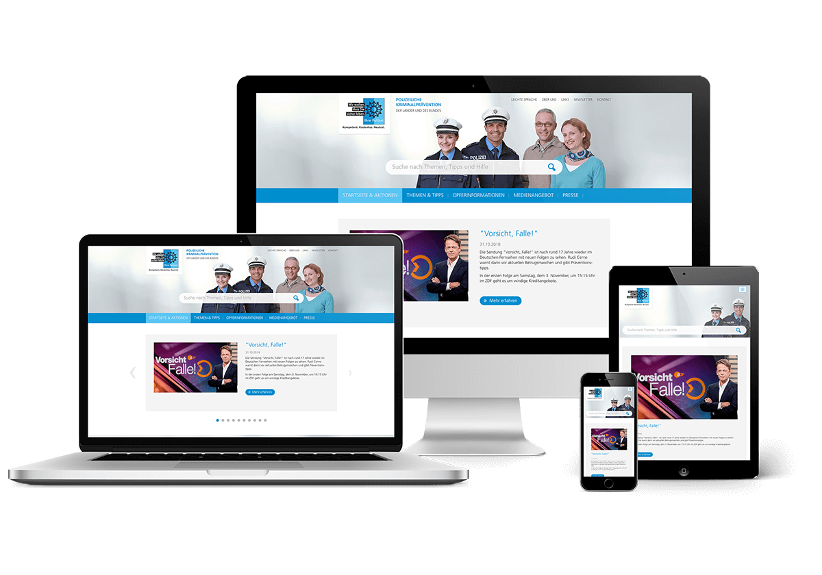 Produktbild "Internetportal www.polizei-beratung.de" Produktbild "Internetportal www.polizei-beratung.de"