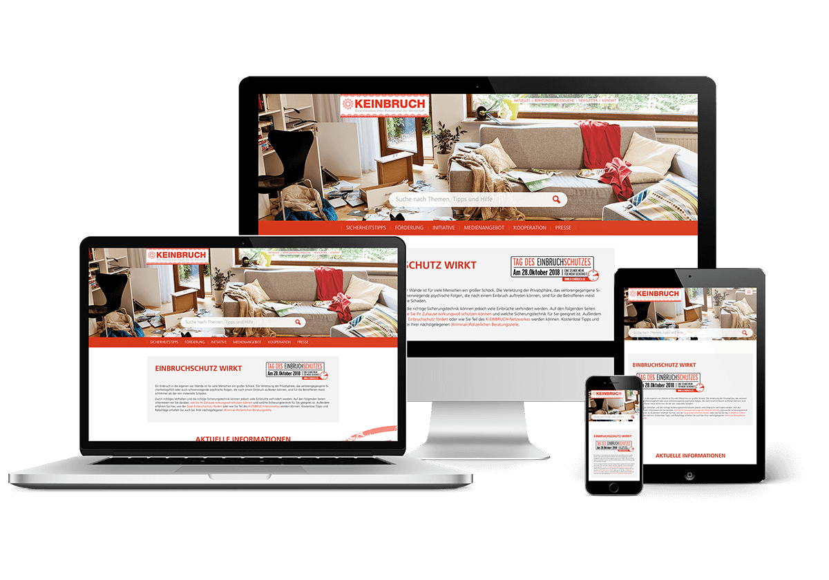 Produktbild "Internetseite www.k-einbruch.de" Produktbild "Internetseite www.k-einbruch.de"