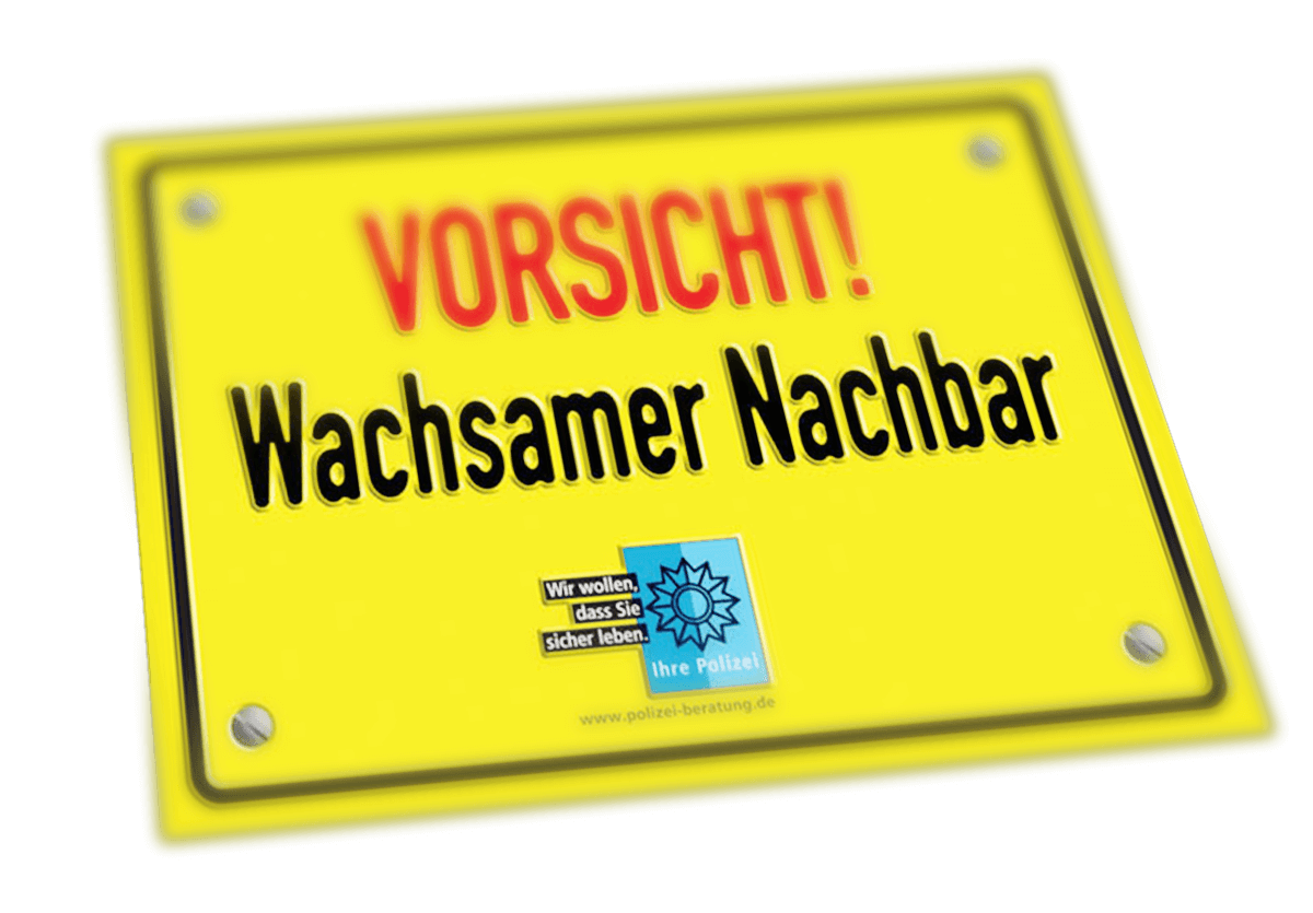 Produktbild "Vorsicht! Wachsamer Nachbar" Produktbild "Vorsicht! Wachsamer Nachbar"