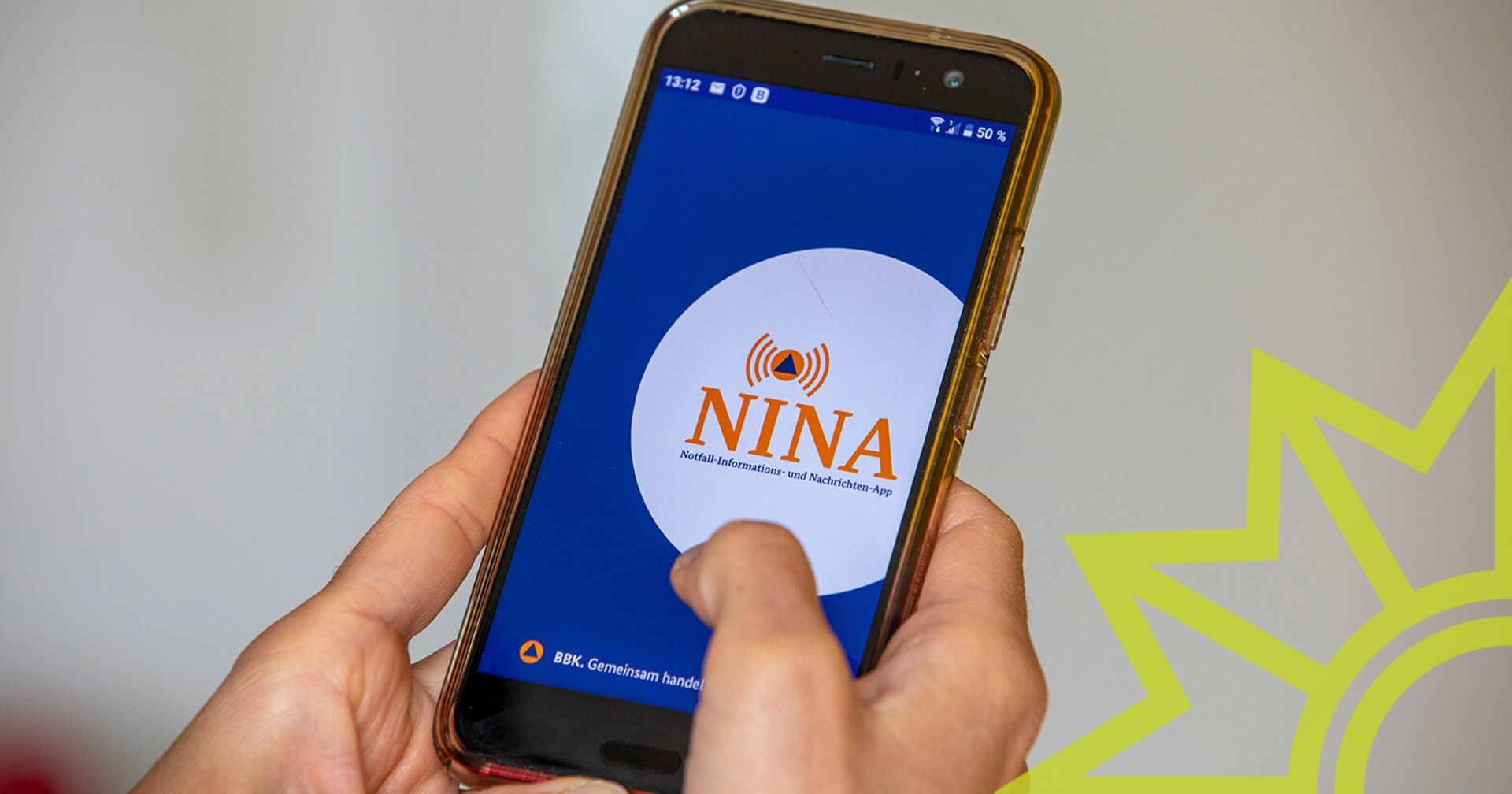 Produktbild Facebook Post Nina WarnApp Variante 1